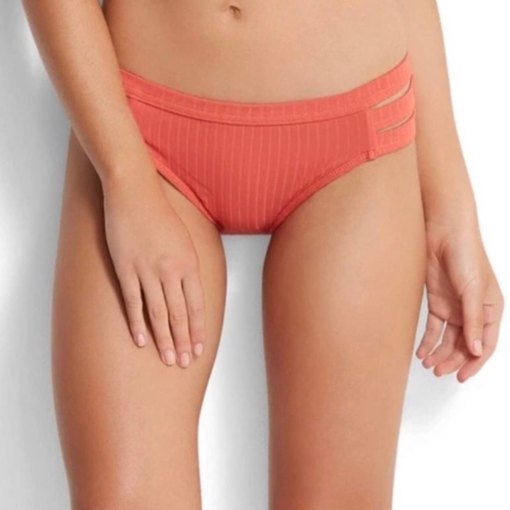 SEAFOLLY Inka Rib Multi Strap Bikini Bottom